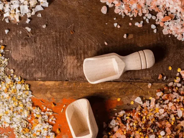 Himalayan edible salt export, after manufacturing under hygienic conditions.